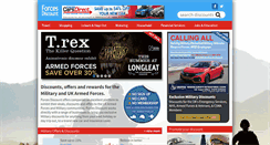 Desktop Screenshot of forcesdiscount.com